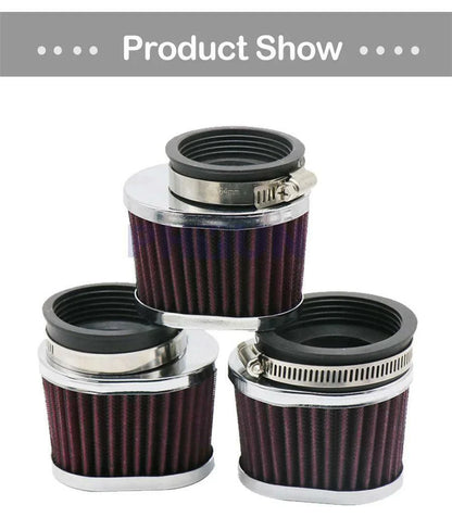 55mm Air Filter Pods for Motorcycle ATV Scooter - Red