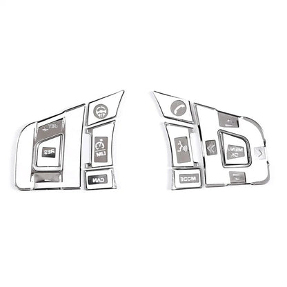 Alloy Steering Wheel Button Cover Trim for Jaguar F-Pace F-Type (2017-2023)