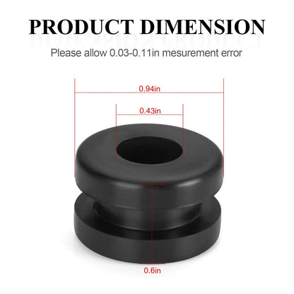 Set of 4 Rubber Heel Guard Grommets for Yamaha Blaster YFS200 (1990–2006)