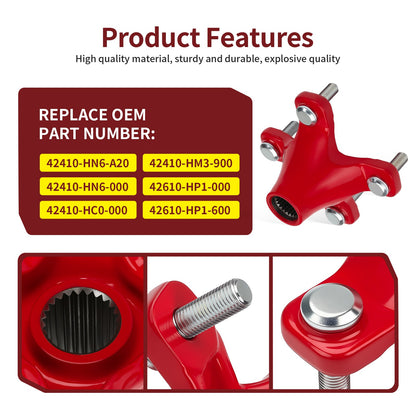 Rear Red Wheel Hub for Honda Sportrax 450 TRX450R (2004–2005)