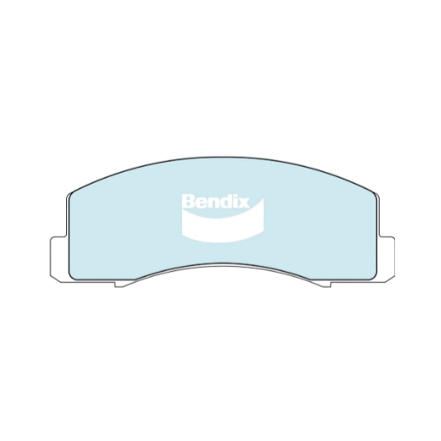Set of 4 Front Disc Brake Pads for Toyota Camry (1987–1992)