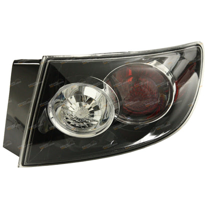Set of 2 Black Tail Lights for Mazda 3 BK (2006–2009) Sedan