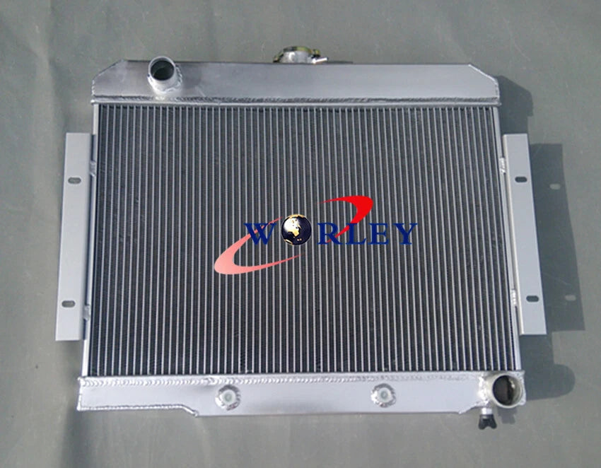 3-Row Aluminum Radiator with Fans for Jeep CJ5 CJ6 CJ7 (1972–1986)