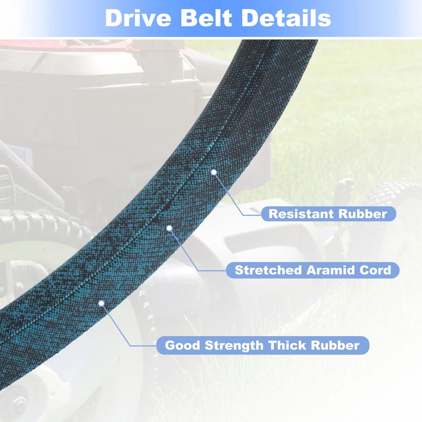 Drive Belt for Ferris IS500Z Series (5100923, 5100923SM, C458D, 754-04064)