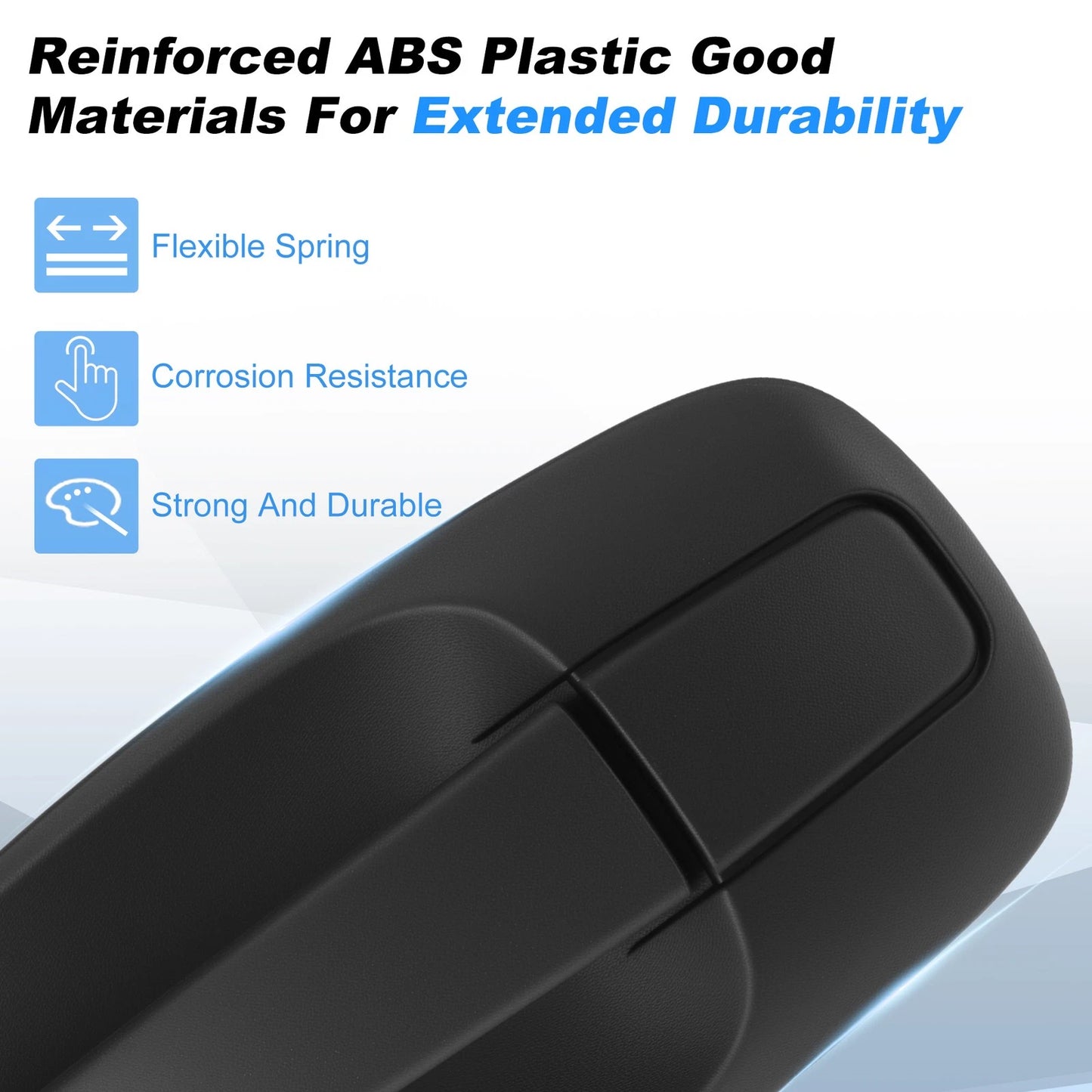 Exterior Door Handle No. 8200214656 for Renault Trafic II (2001–2016) Black