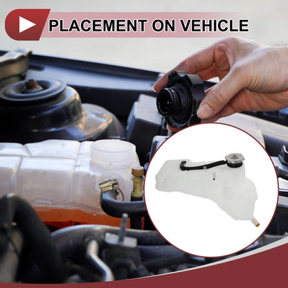 Coolant Expansion Overflow Tank with Cap for Dodge Charger