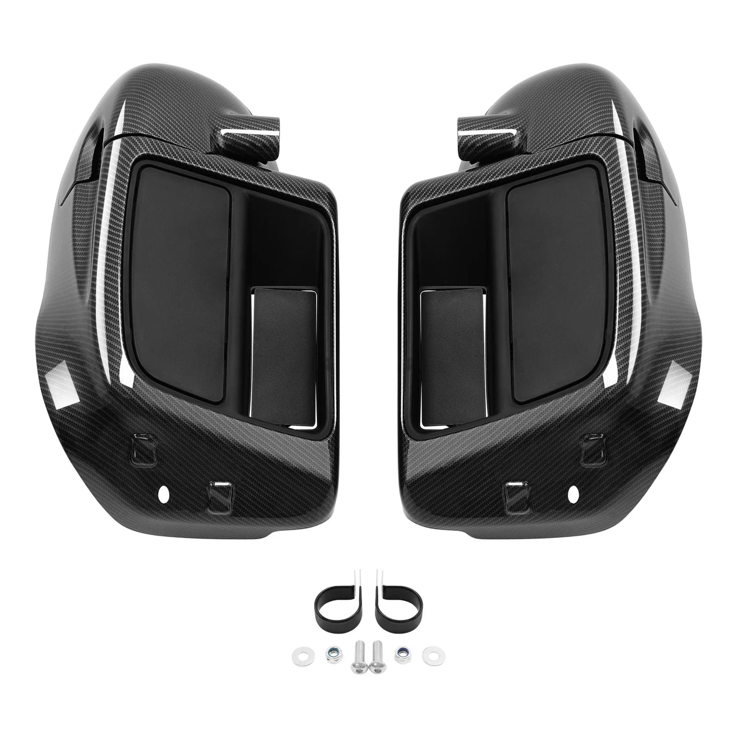 Carbon Fiber Lower Vented Fairing Glove Box for Harley Electra Glide (2014-2024)