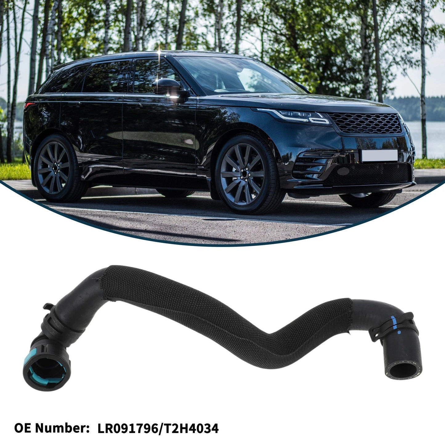 Radiator Hose No.LR091796 for Land Rover Range Rover Velar (2018–2023)