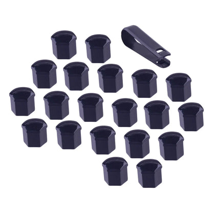 20 x Wheel Bolt Caps for Contactors - 21 mm with Puller for Various Models