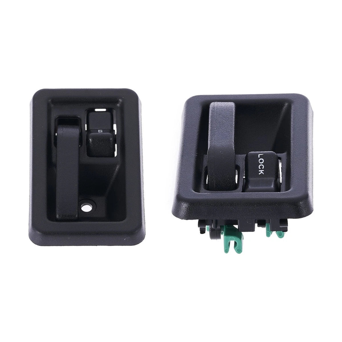 Set of 2 Inner Door Handles for Jeep Wrangler TJ (1996–2007) Black