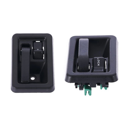 Set of 2 Inner Door Handles for Jeep Wrangler TJ (1996–2007) Black