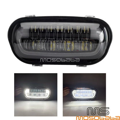 Front Fairing Windshield w/LED Headlight for Harley Softail Fat Bob (2018)