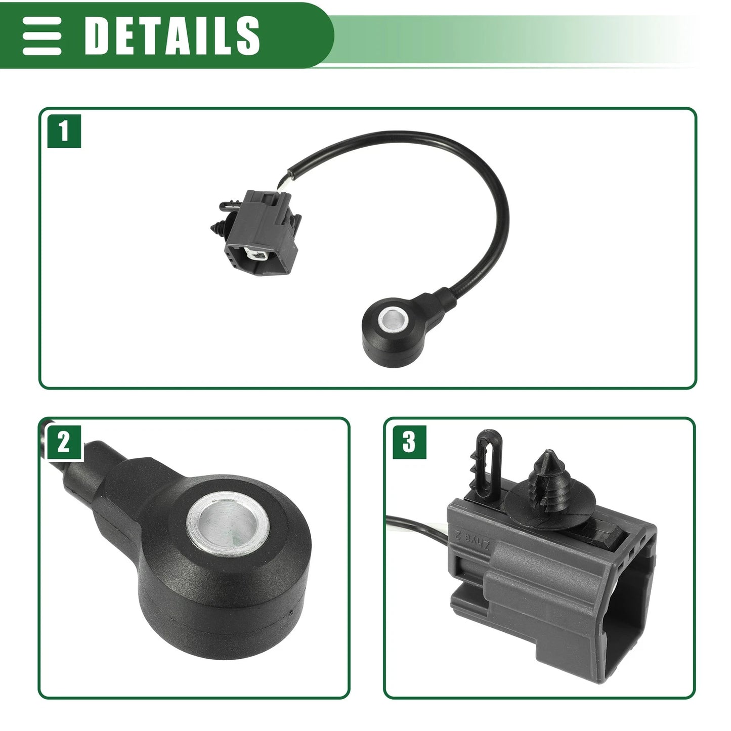 Ignition Knock Sensor for Ford C-Max 2.0L (2013–2018) No. 1S7Z12A699BB