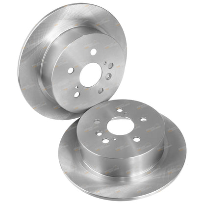 Rear Disc Brake Rotors + HD Pads for Toyota Kluger (2007–2015)