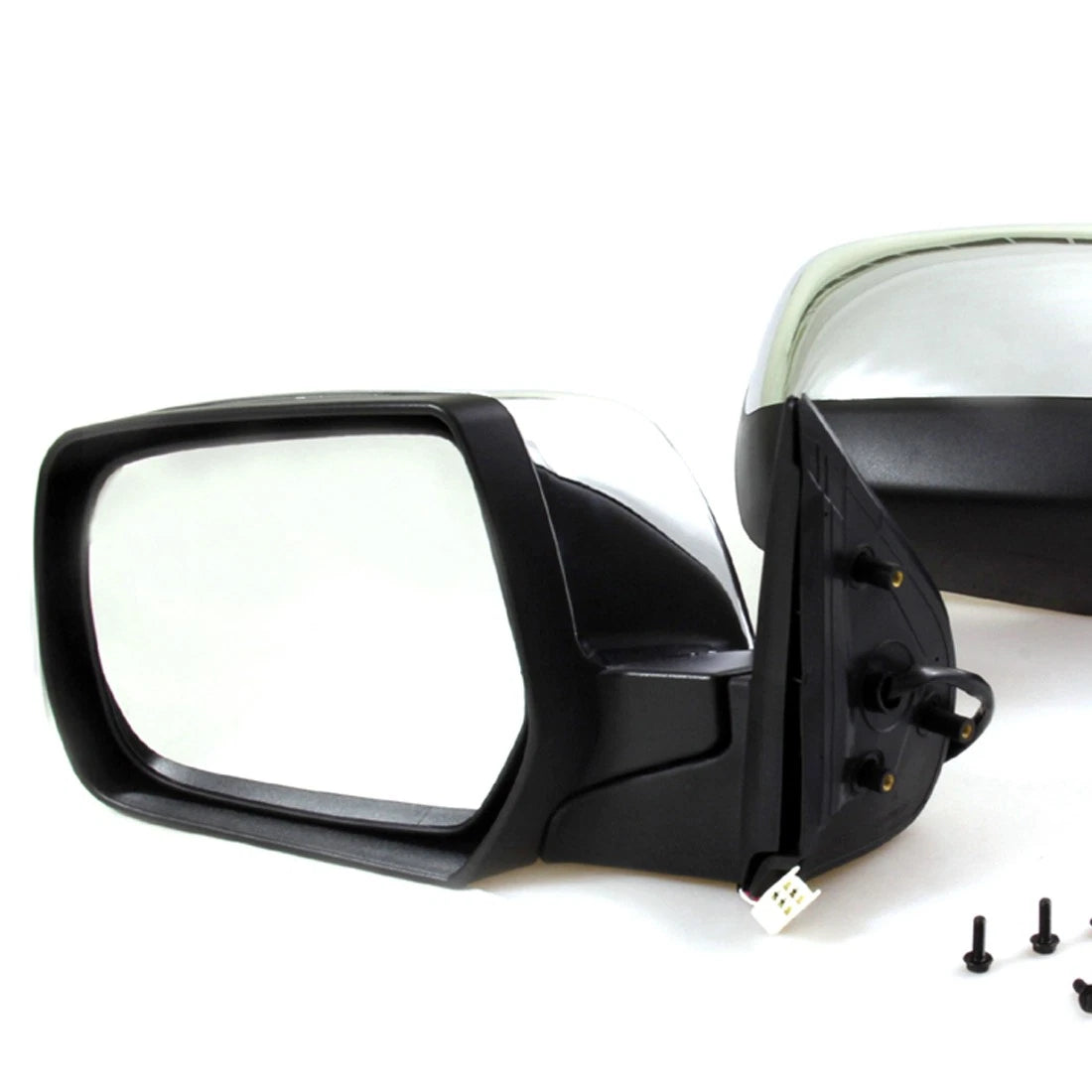 Set of 2 Chrome Electric Door Mirrors for Mazda BT-50 J97M (2006–2011)
