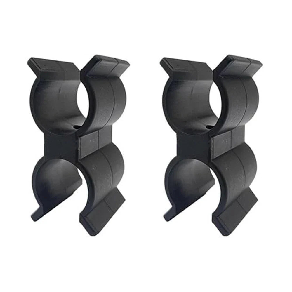 Black Pole Clips for Bimini Top Anti-Rattle Brace Rowing Boat