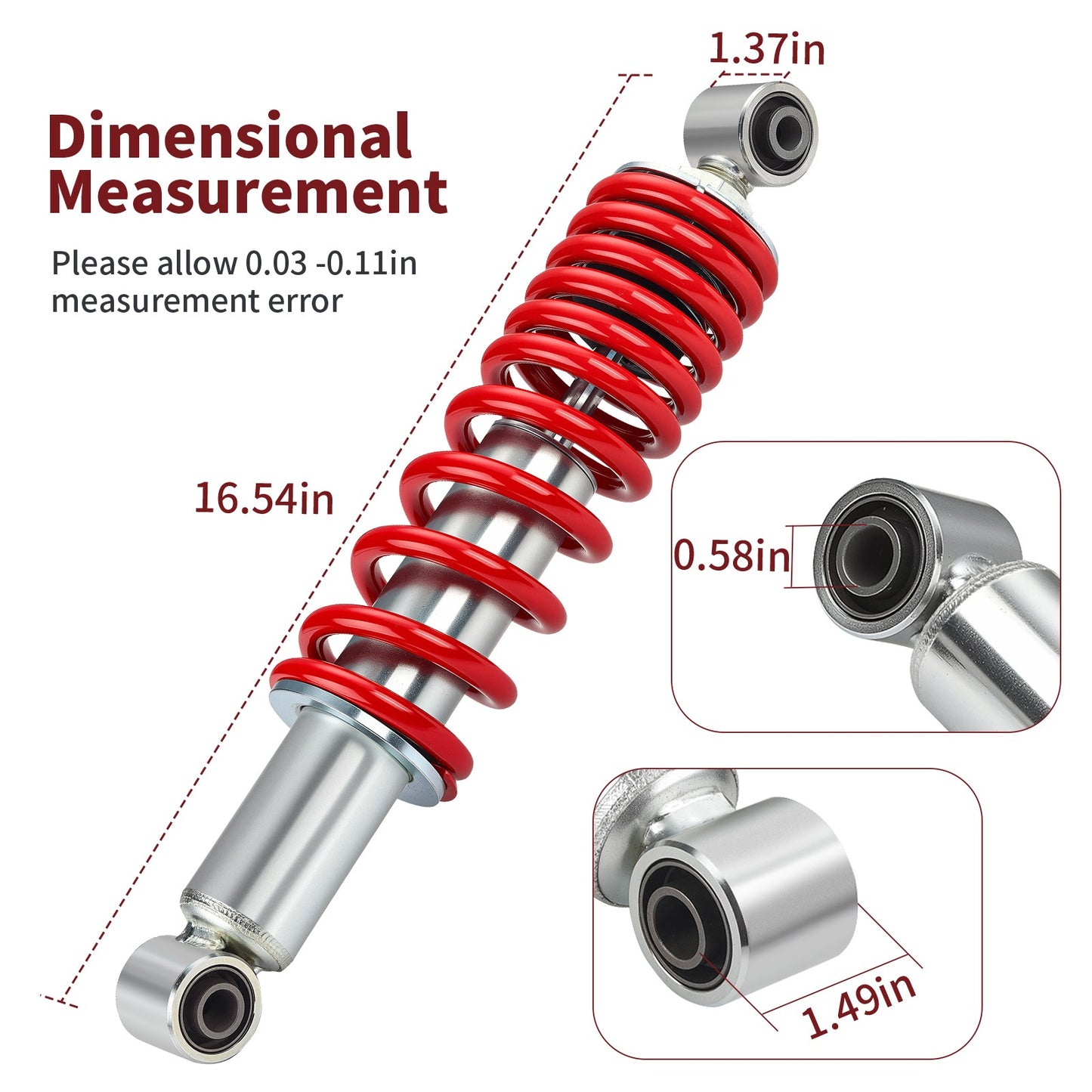 Rear Shock Absorber for Yamaha Blaster YFS200 (1988–2006)