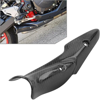 Carbon Fiber Heat Shield Exhaust Cover for Kawasaki Z900 (2017–2019)