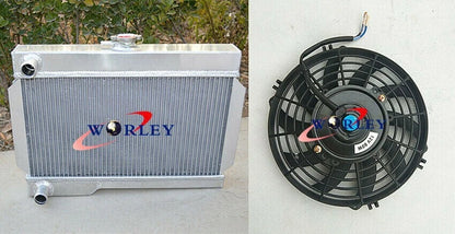 All Aluminum Radiator with Fan for Rover MG MGB GT (1962–1974)