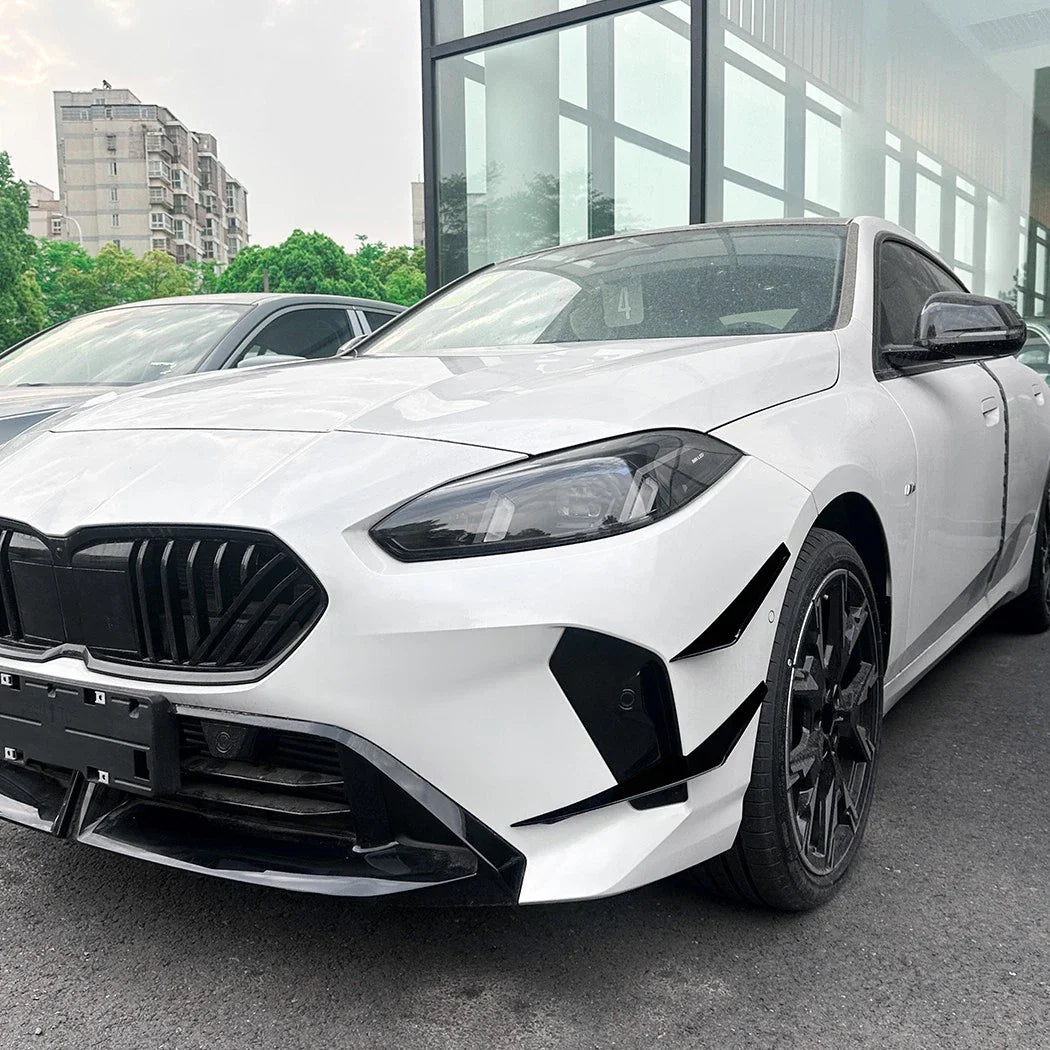 4X Front Bumper Trim Side Fin Canards Splitter for BMW 1/2-Series F70 F74