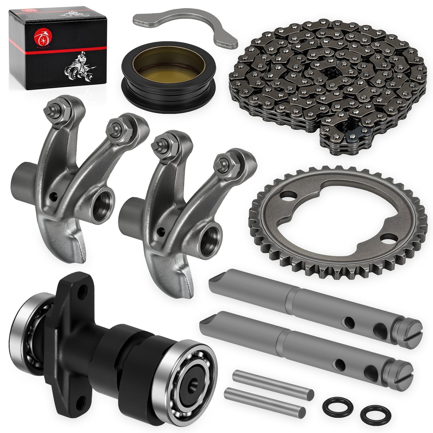 Camshaft Rocker Arm & Chain Gear Sprocket Kit for Honda TRX300EX (1993–2008)