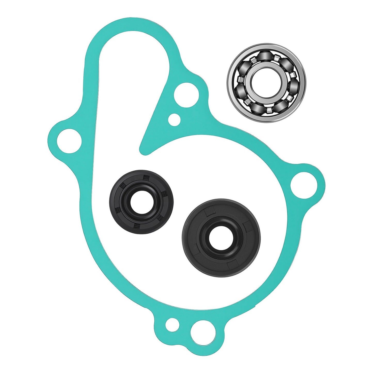 Water Pump Bearing Seal Gasket Kit for Yamaha YZ125X YZ125 (2005–2024)