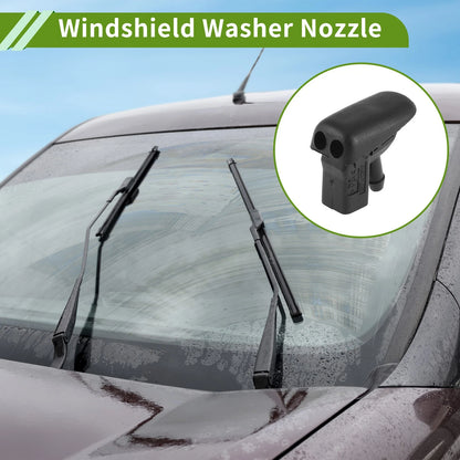 Set of 1 Windshield Washer Nozzle w/ Hose Connector for Jaguar (No.C2S16868)