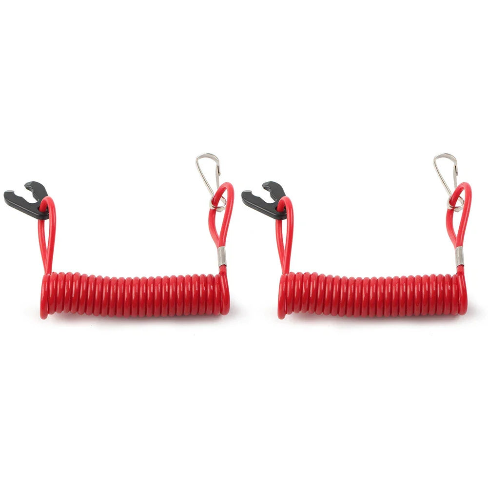 Outboard Kill Switch Lanyard Emergency Stop for Yamaha Evinrude