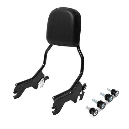 Black Sissy Bar Backrest Docking Hardware for Harley Heritage Classic (18-25)