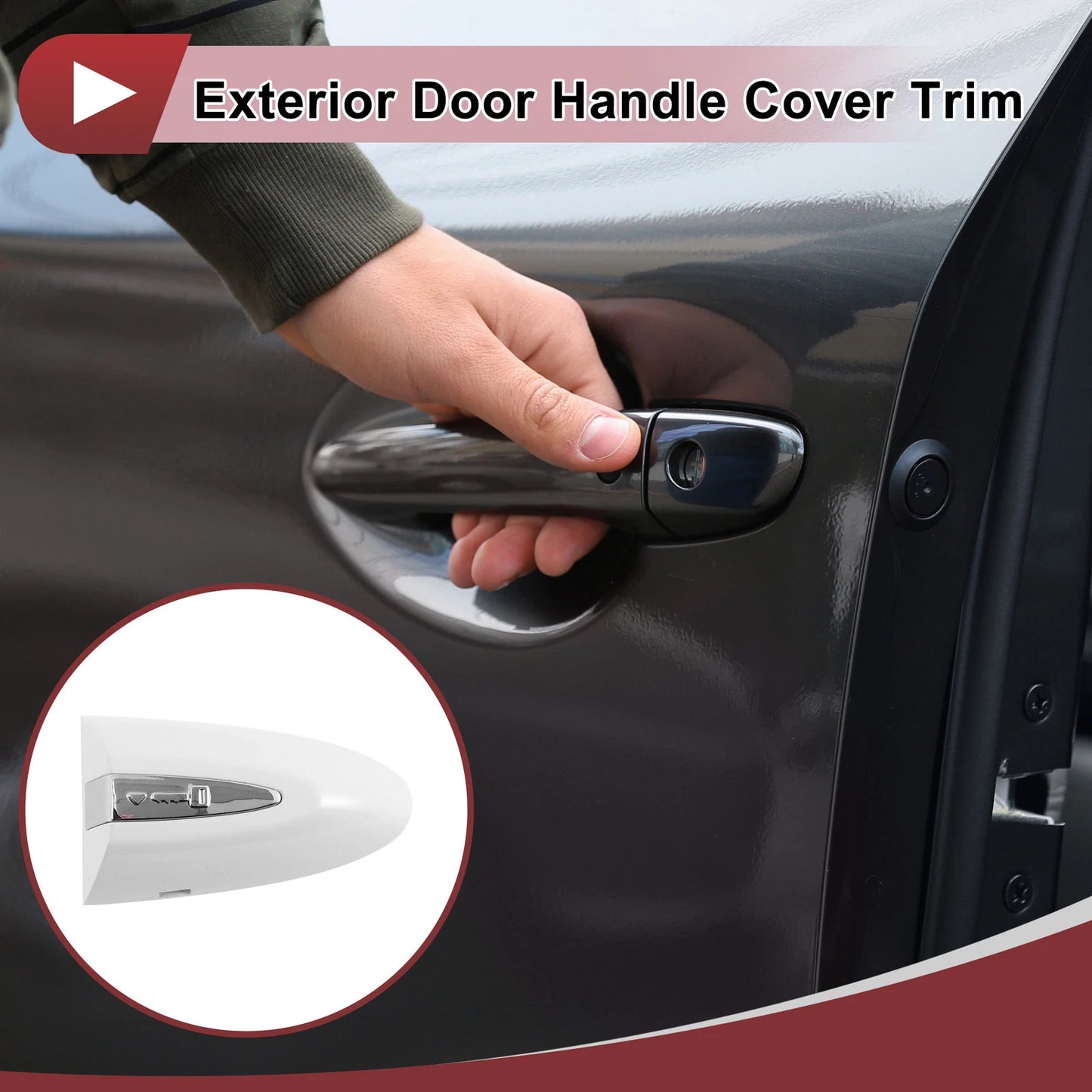 1 Pcs Exterior Trim for Jaguar XJ (2010–2019) No.C2D32290LML White