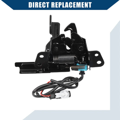 Hood Lock Latch for Hyundai Elantra 2016-2018 Durable Metal Black
