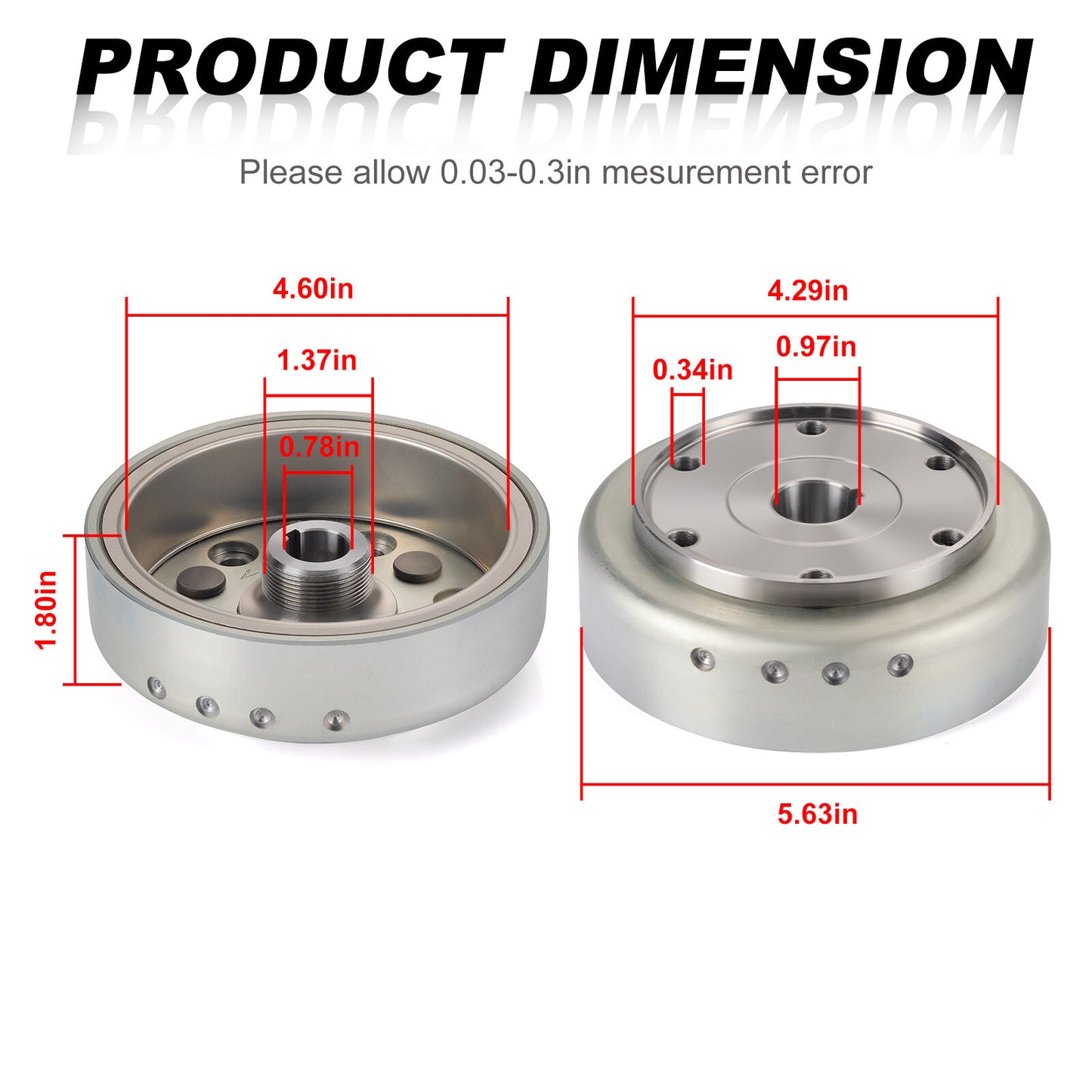 Flywheel Rotor for Yamaha Grizzly 350, Bruin 350, Wolverine 350 (2004–2014)
