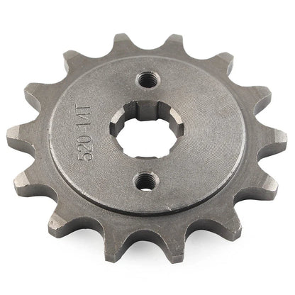 14T Chain Front Sprocket Cog for 125cc-250cc Dirt Pit Bike ATV Go Kart