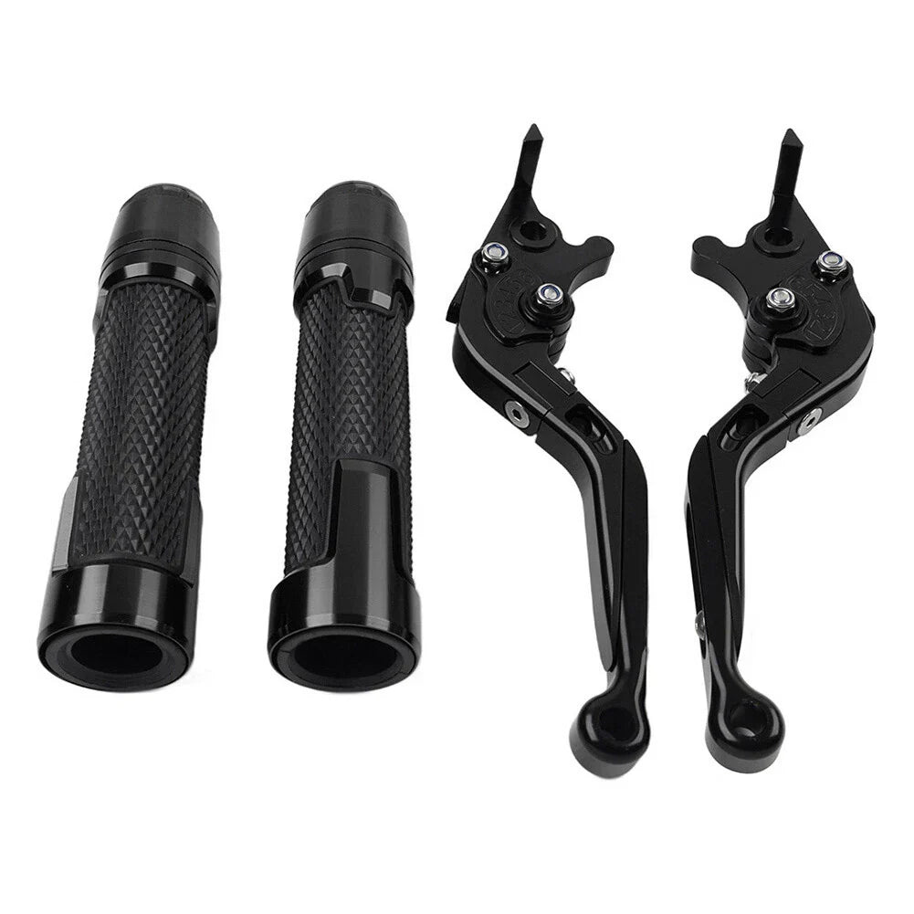 Black Extendable Brake Clutch Lever Grip for Honda CB1000R CBR1000RR (2008-2023)
