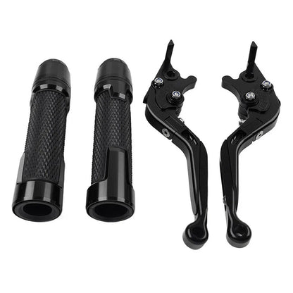 Black Extendable Brake Clutch Lever Grip for Honda CB1000R CBR1000RR (2008-2023)