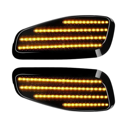 Front  Smoked Lens LED Amber Side Marker Lamp for Jeep Renegade (2015–2022)