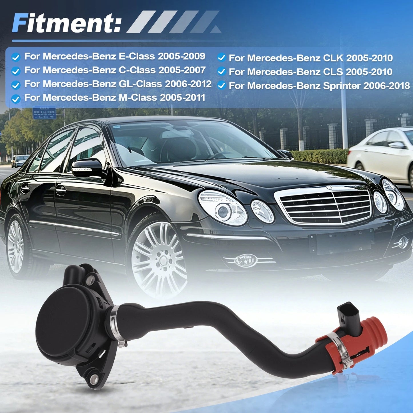 Oil Separator Breather Bleeder Valve A6420100191 for Mercedes-Benz C/E/GL (2007–2015)