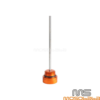 Orange Oil Temperature Thermometer Dipstick for Harley Road King Police (2017-)