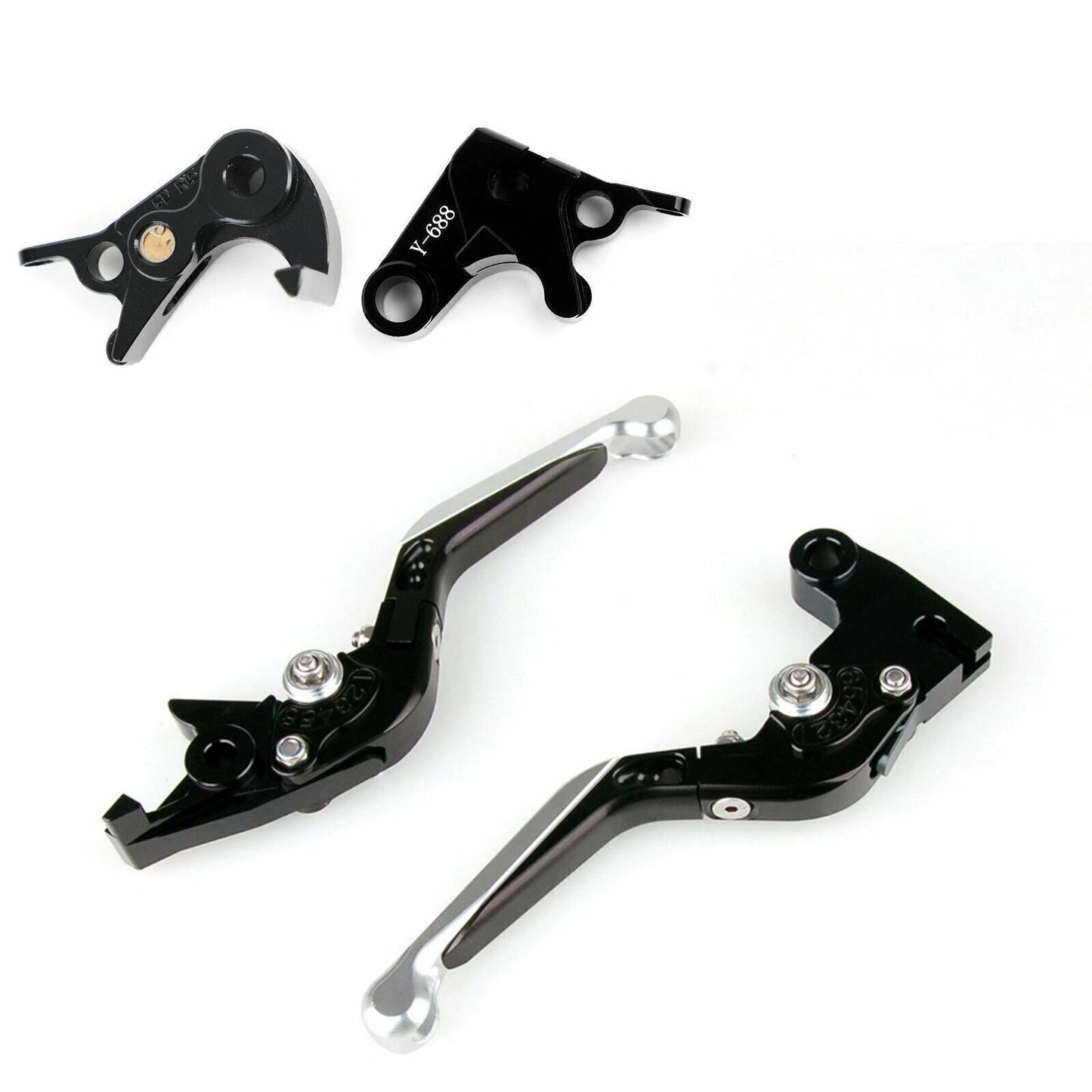 Saddle Bag Mounting Bracket for Motorcycle (Black)