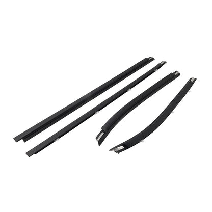 Set of 4 Chrome Door Belt Moulding Weatherstrip for Toyota Camry (2002–2006)