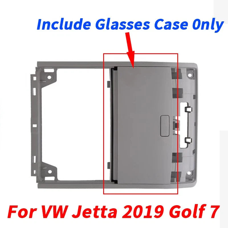Gray Sun Glasses Case Holder Storage Box for VW Jetta (2019–2019)