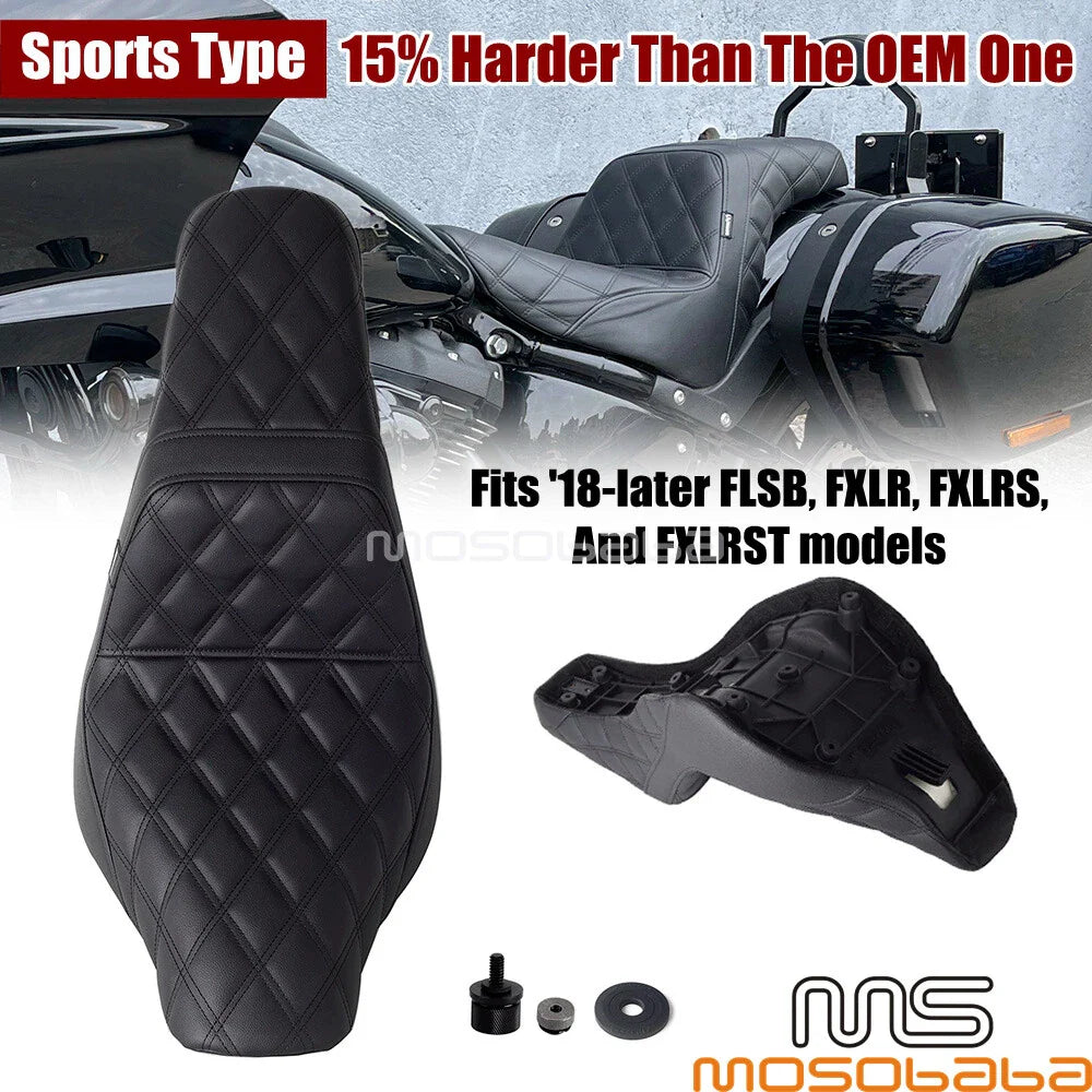 Gel Pad Seat for Harley Low Rider ST FXLRST FXLRS Sport Glide FLSB (2018-2024)