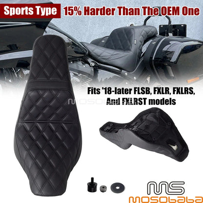 Gel Pad Seat for Harley Low Rider ST FXLRST FXLRS Sport Glide FLSB (2018-2024)