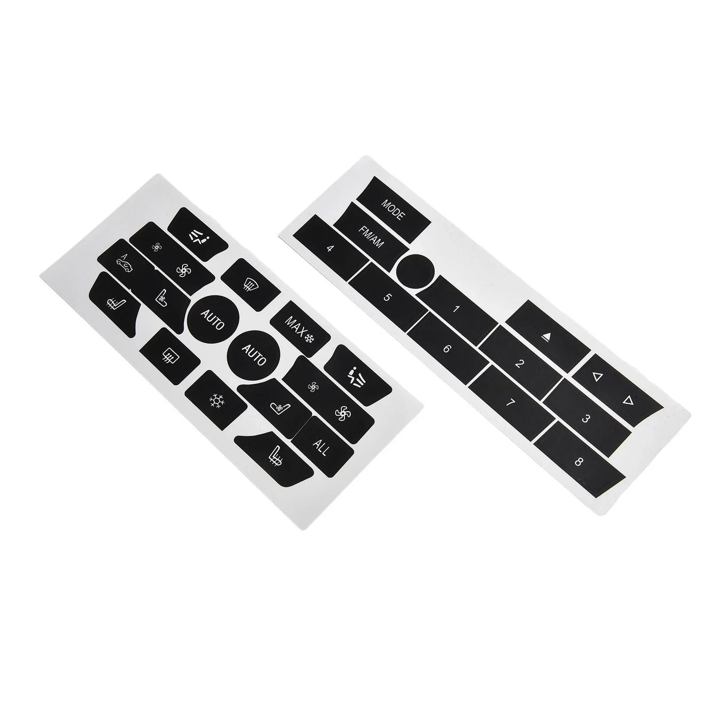 Vinyl Decal Stickers AC and Radio Buttons for BMW 7 Series (2008–2015)