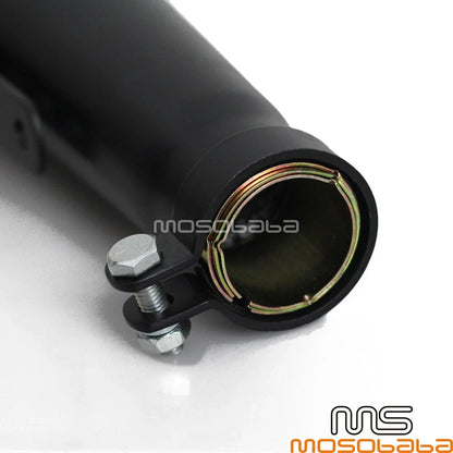 18" Reverse Cone Shorty Exhaust Muffler Pipes for Cafe Racer