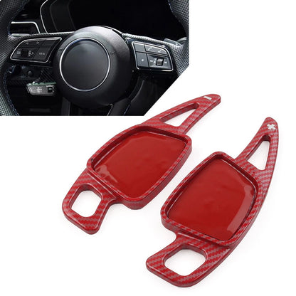 2X Steering Wheel Paddle Shifter Extension for Audi A3 A4 A5 A6 Q3 Q5 Q7 TT TTS (2010–2020)