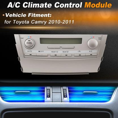 A/C Heater Climate Control Switch Module for Toyota Camry (2010–2011) 5590006241
