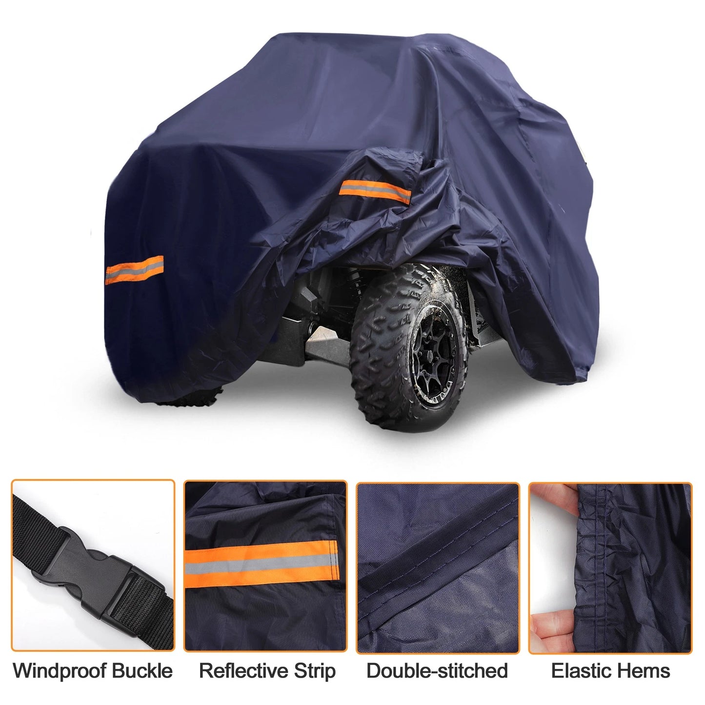 ATV Cover for Polaris Sportsman 850, XP 1000 (Navy Blue, 84.65")