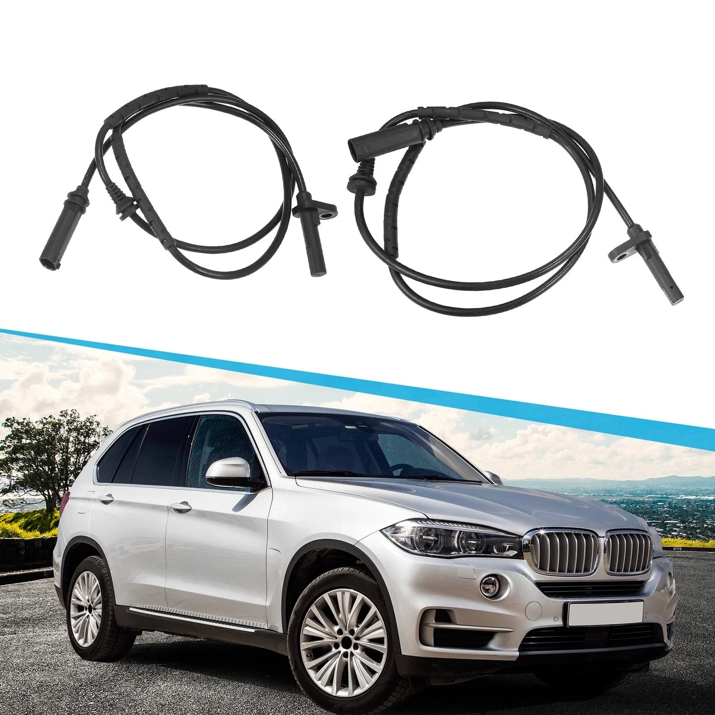 ABS Wheel Speed Sensor (Rear Left/Right) for BMW X6 3.0L