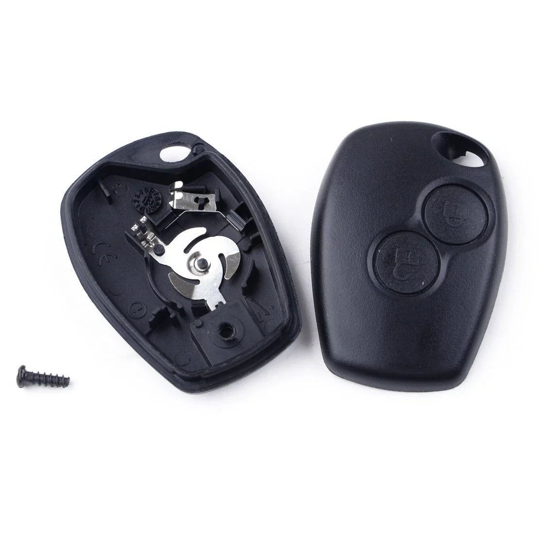 Plastic Keyring for Renault Dacia Duster, Logan, Sandero, Nissan (2010-2023)